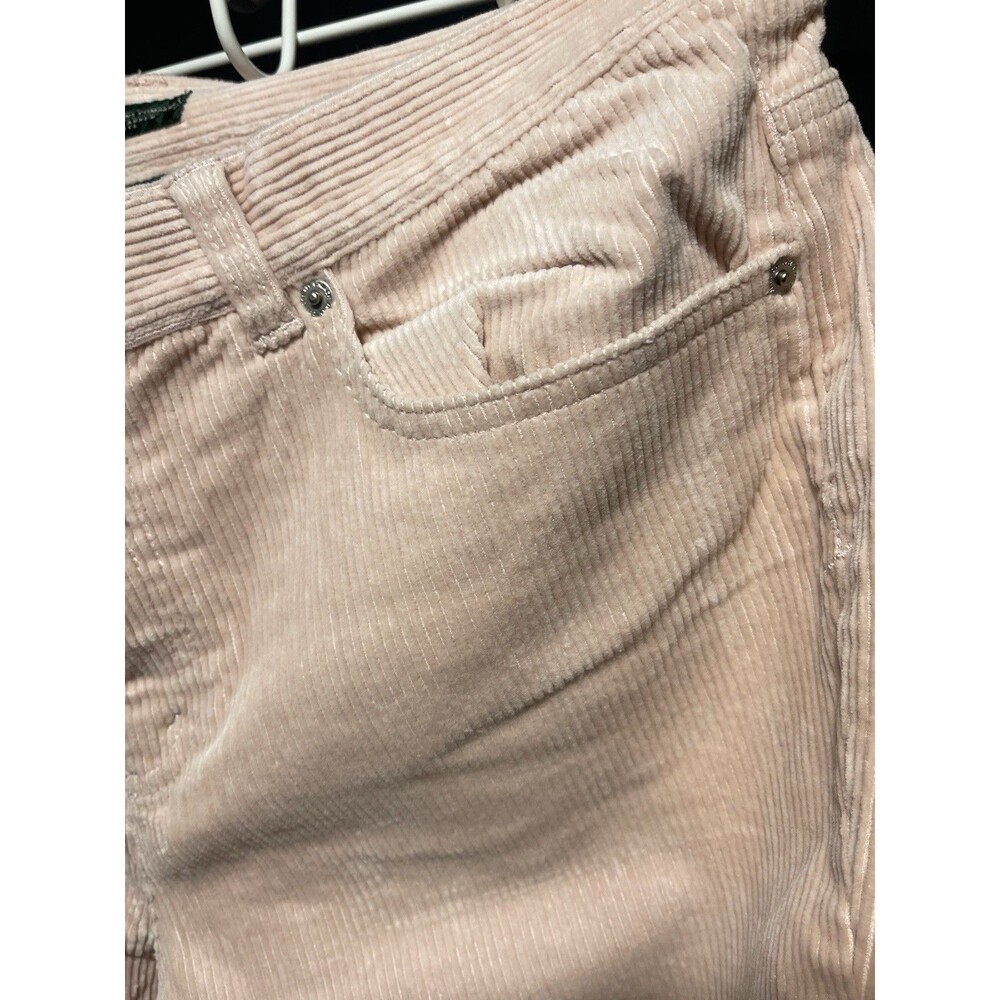Lauren Jeans Ralph Lauren Size 14 P. Light Pink Corduroy #0147 - Picture 2 of 8